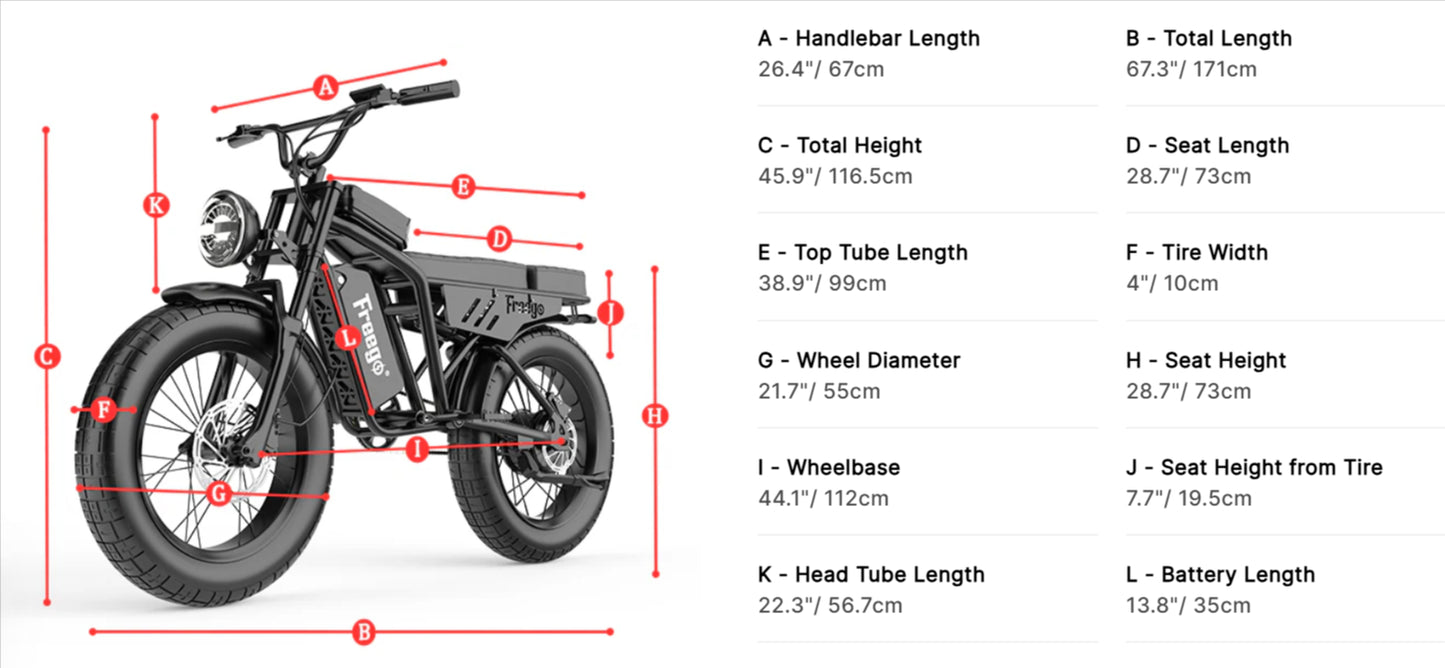 Big Cat Shotgun Lite F0 by Freego: Ideal Electric Bike for Short Riders (4'11" to 5'11")