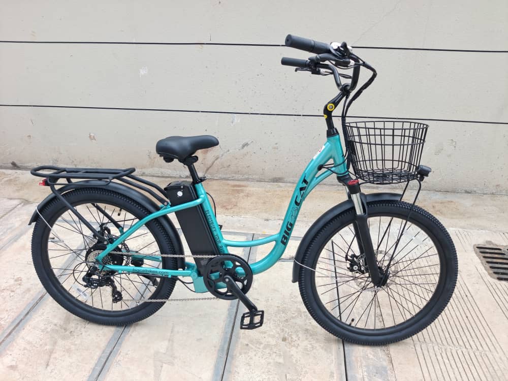 Big cat electric long beach cruiser store electric bike